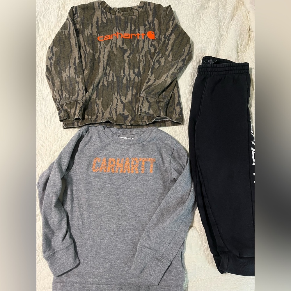 Carhartt Kids Shirts and Black Sweatpants